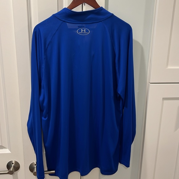 Under Armour 1/4 zip heat gear long sleeve performance shirt - Picture 6 of 7
